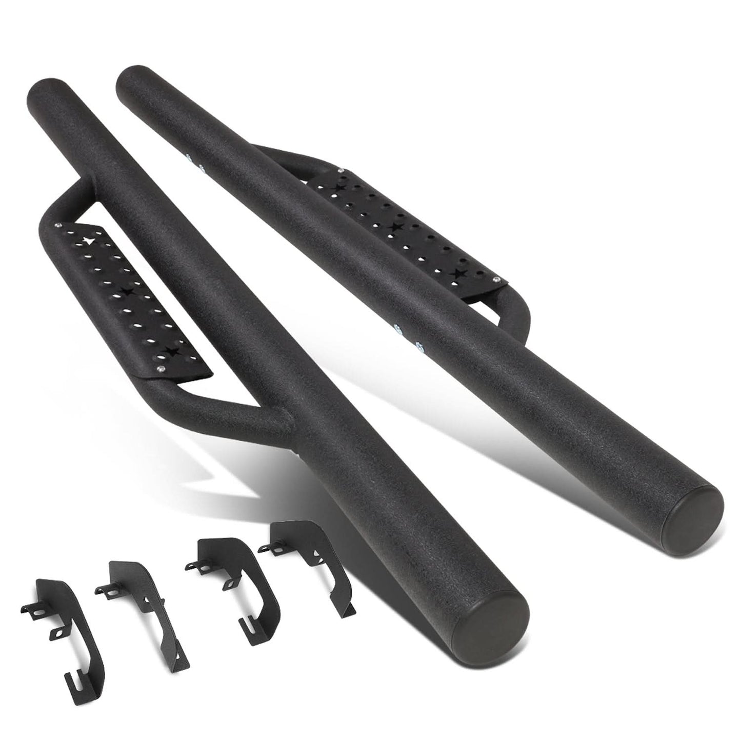 07-19 Chevrolet Silverado / GMC Sierra Step Down Nerf Bars Regular Cab