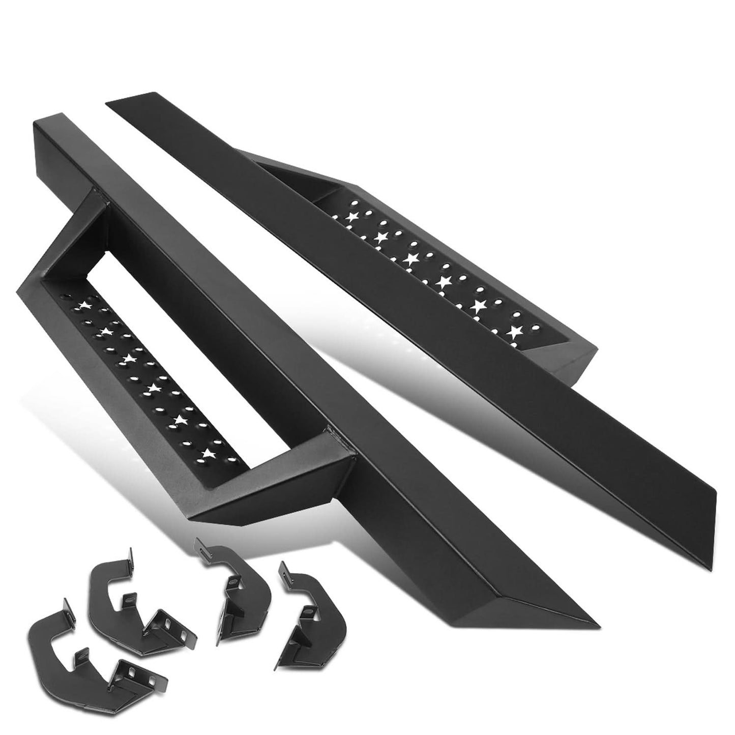07-19 Chevy Silverado GMC Sierra Drop Down Nerf Bars - Regular Cab