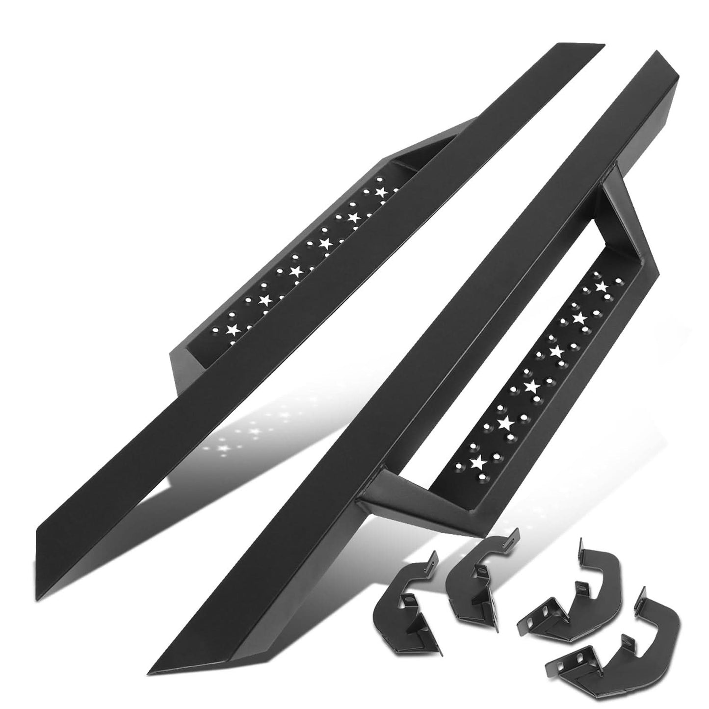 07-19 Chevy Silverado GMC Sierra Drop Down Nerf Bars - Regular Cab