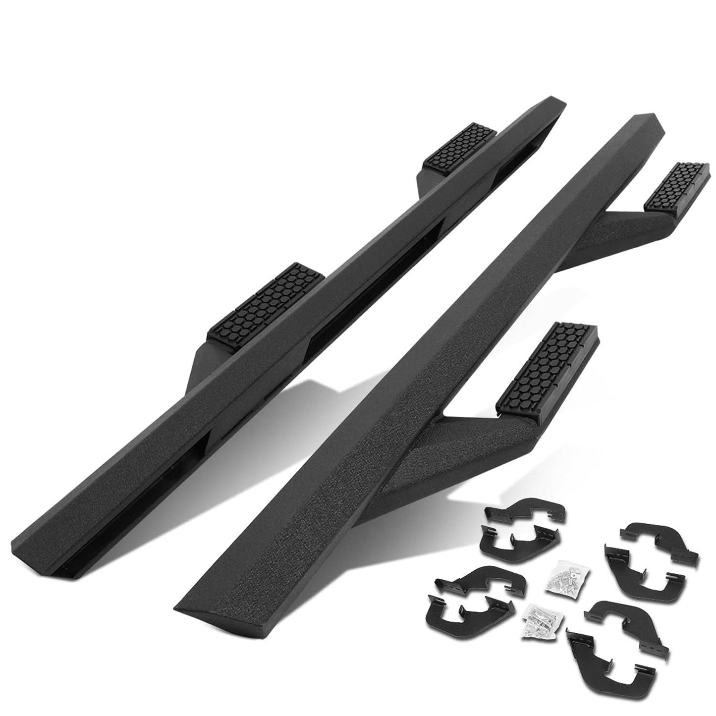 07-18 Chevy Silverado GMC Sierra Side Arm Style 3" Nerf Bar Aluminum
