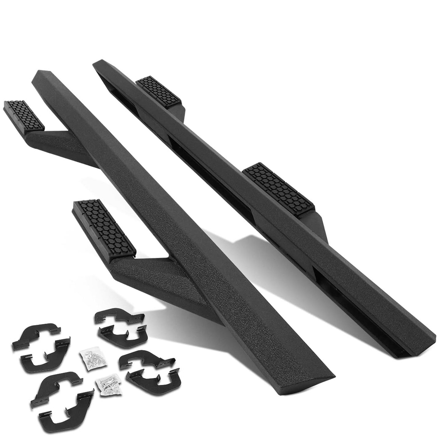07-18 Chevy Silverado GMC Sierra Side Arm Style 3" Nerf Bar Aluminum