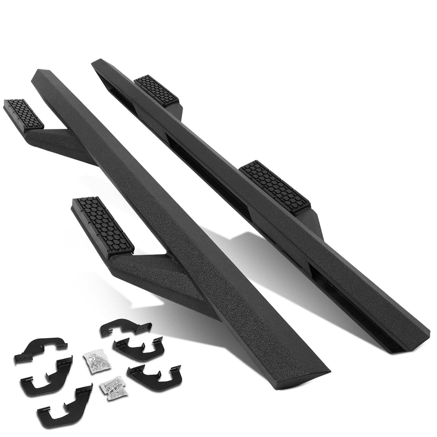 07-19 Chevrolet Silverado GMC Sierra Side Arm Style Nerf Bar Aluminum