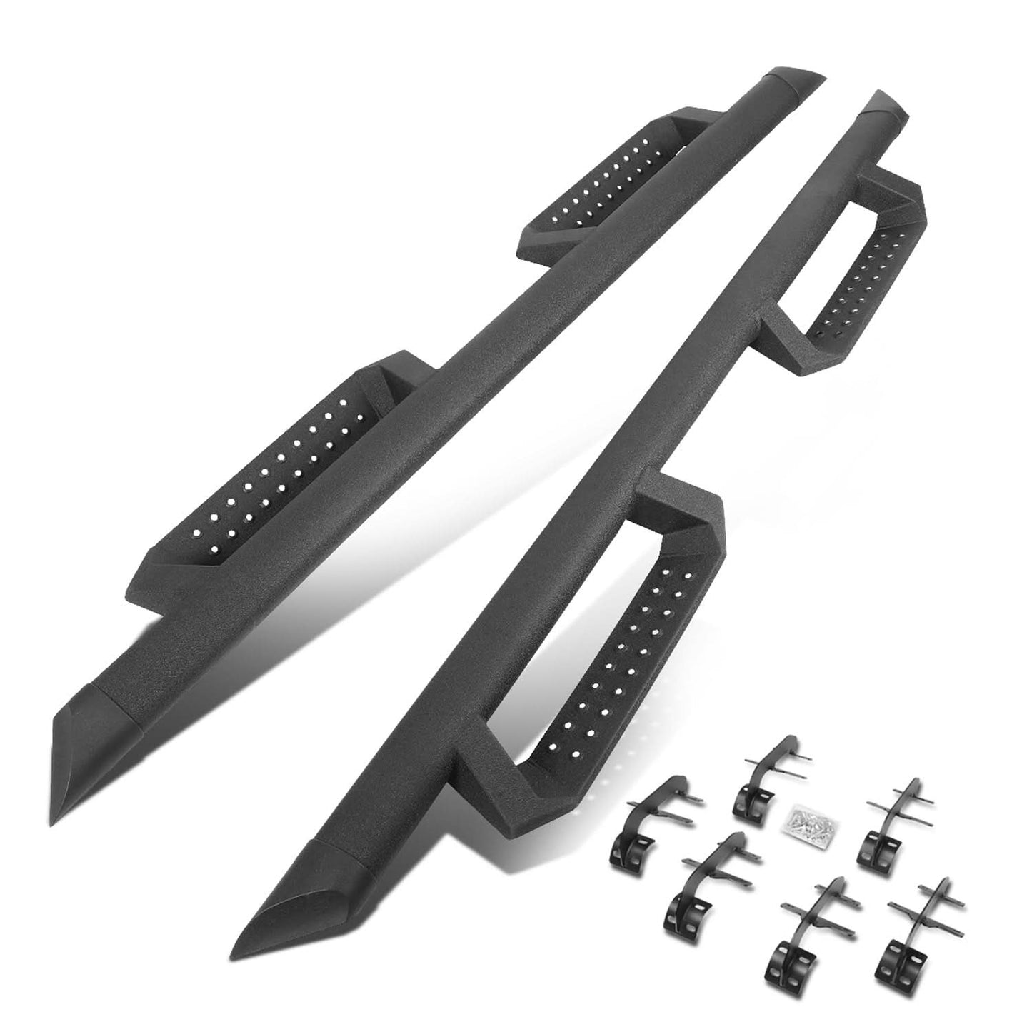2015-2020 Ford F-150 Crew Cab 3" Step Down Nerf Bars - Black