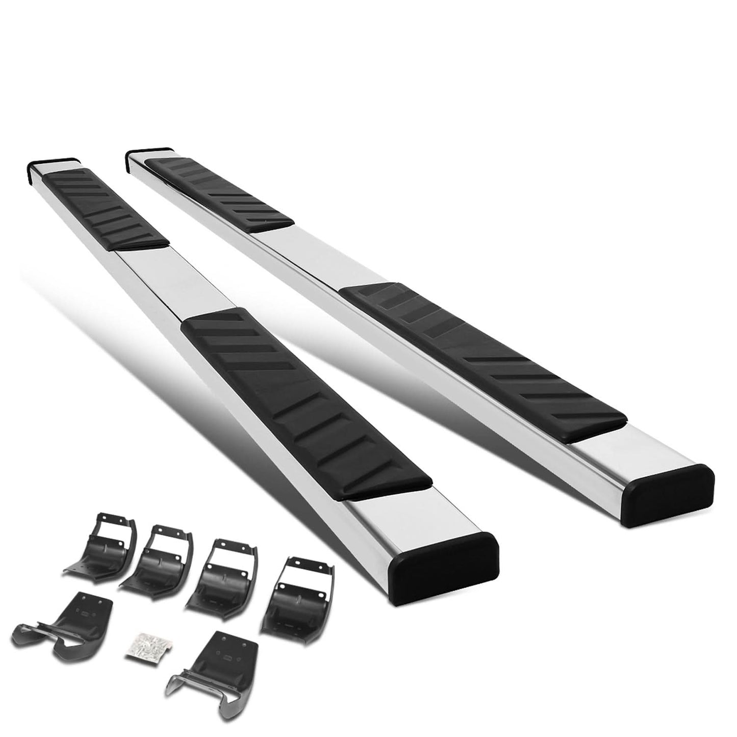 2015-2020 Ford F-150 F-250 F-350 Crew Cab 5" Nerf Bars Chrome/Black