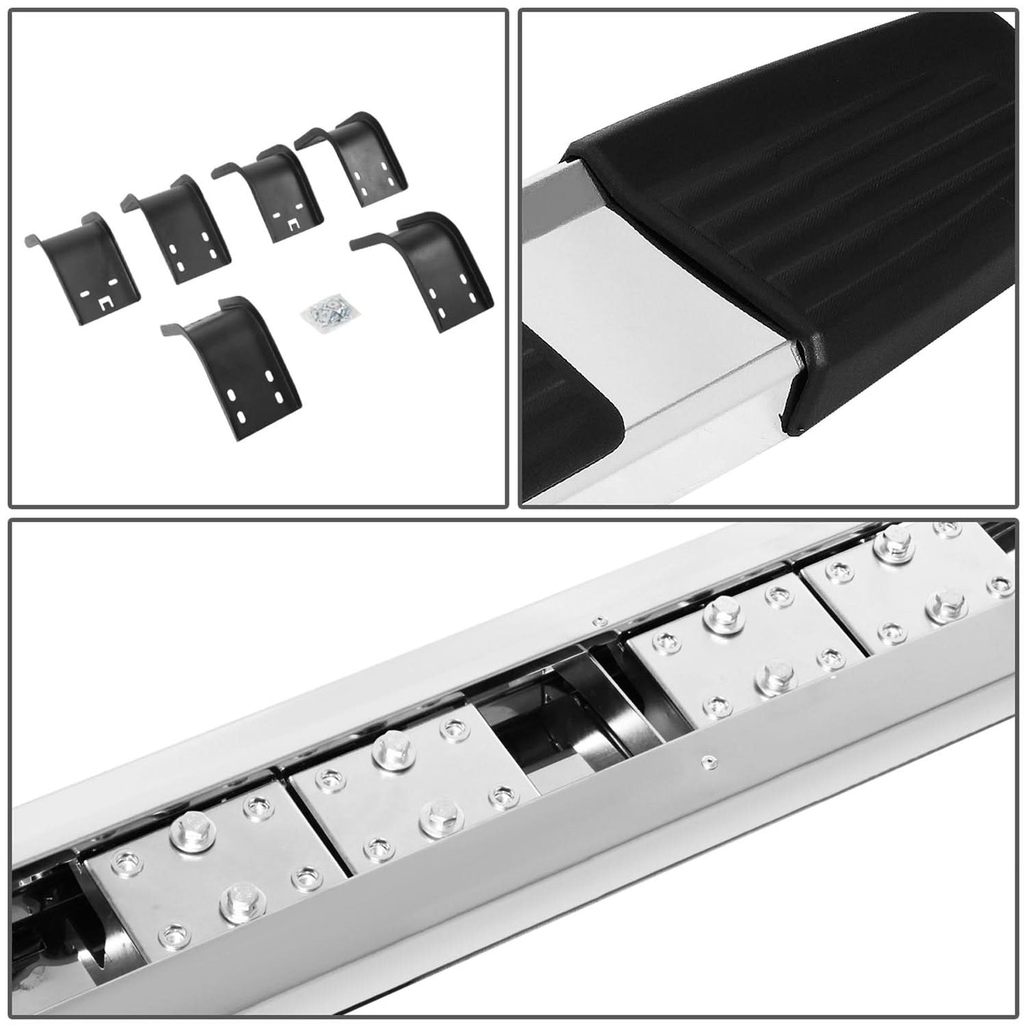 09-20 Dodge Ram 5.25" Chrome/Black Nerf Bars - Crew Cab
