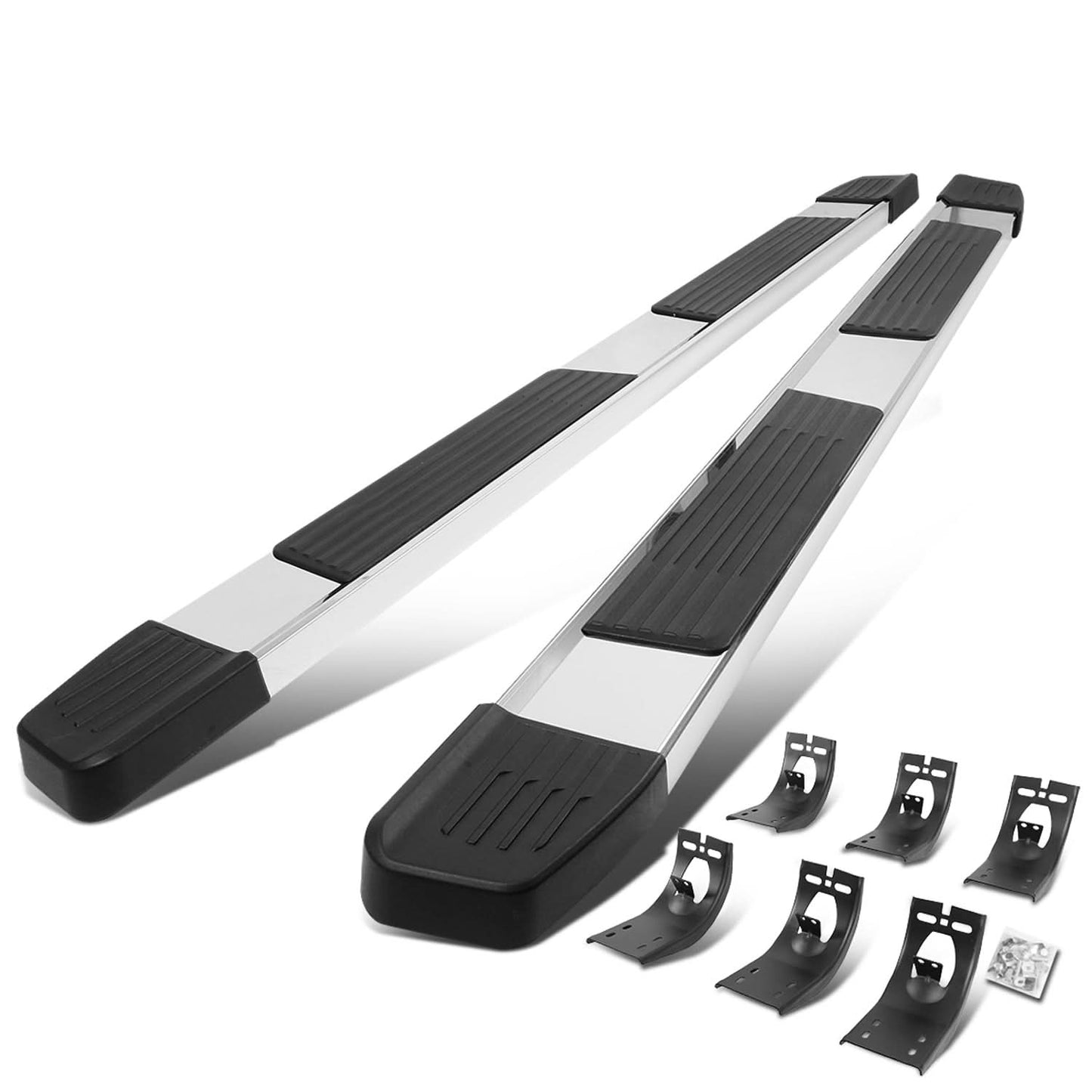 09-20 Dodge Ram 1500/2500/3500 Crew Cab 5.25" Nerf Bars Chrome/Black