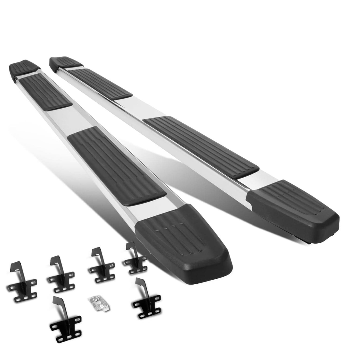 19-20 Dodge Ram 1500 Crew Cab 5.25" Nerf Bar Step Bar Chrome/Black
