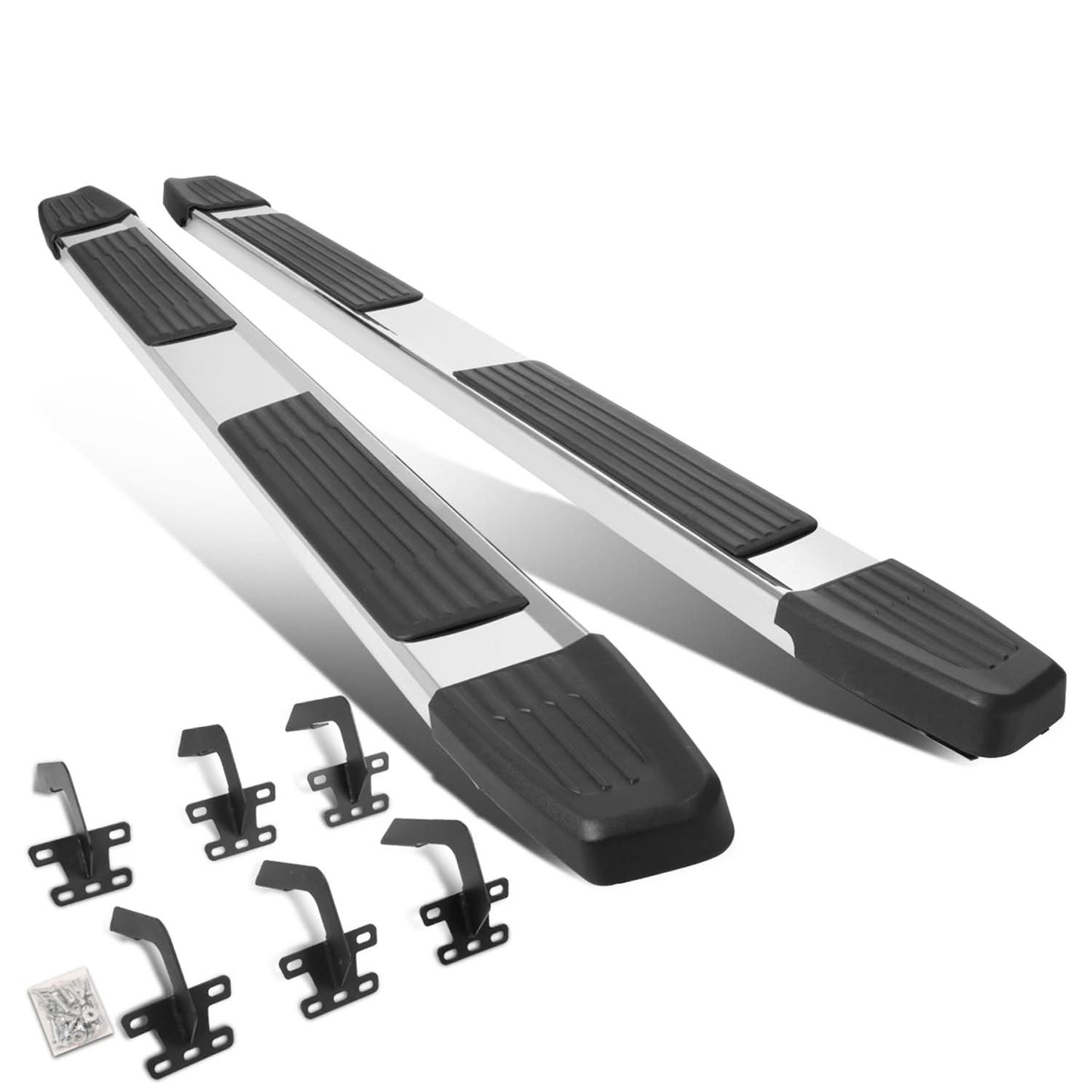 2019-2020 Dodge Ram 1500 Extended Cab 5.25" Nerf Bars Chrome/Black