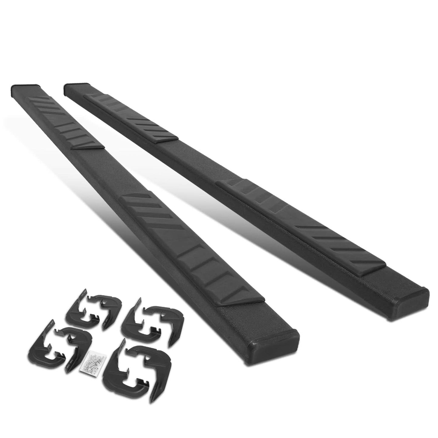 2019-2020 Chevrolet Silverado GMC Sierra 5" Black Running Boards