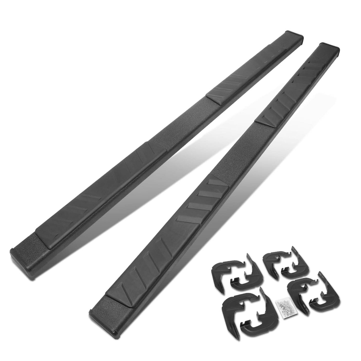 2019-2020 Chevrolet Silverado GMC Sierra 5" Black Running Boards