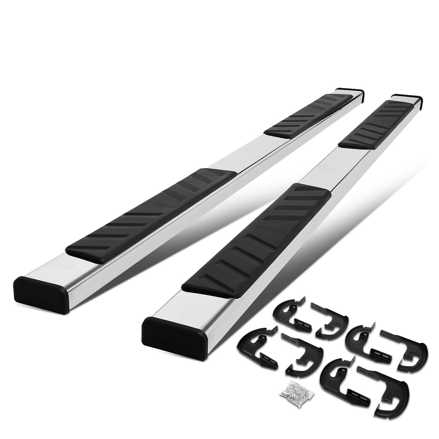 04-14 Ford F-150 Crew Cab 5" Nerf Bars - Chrome/Black