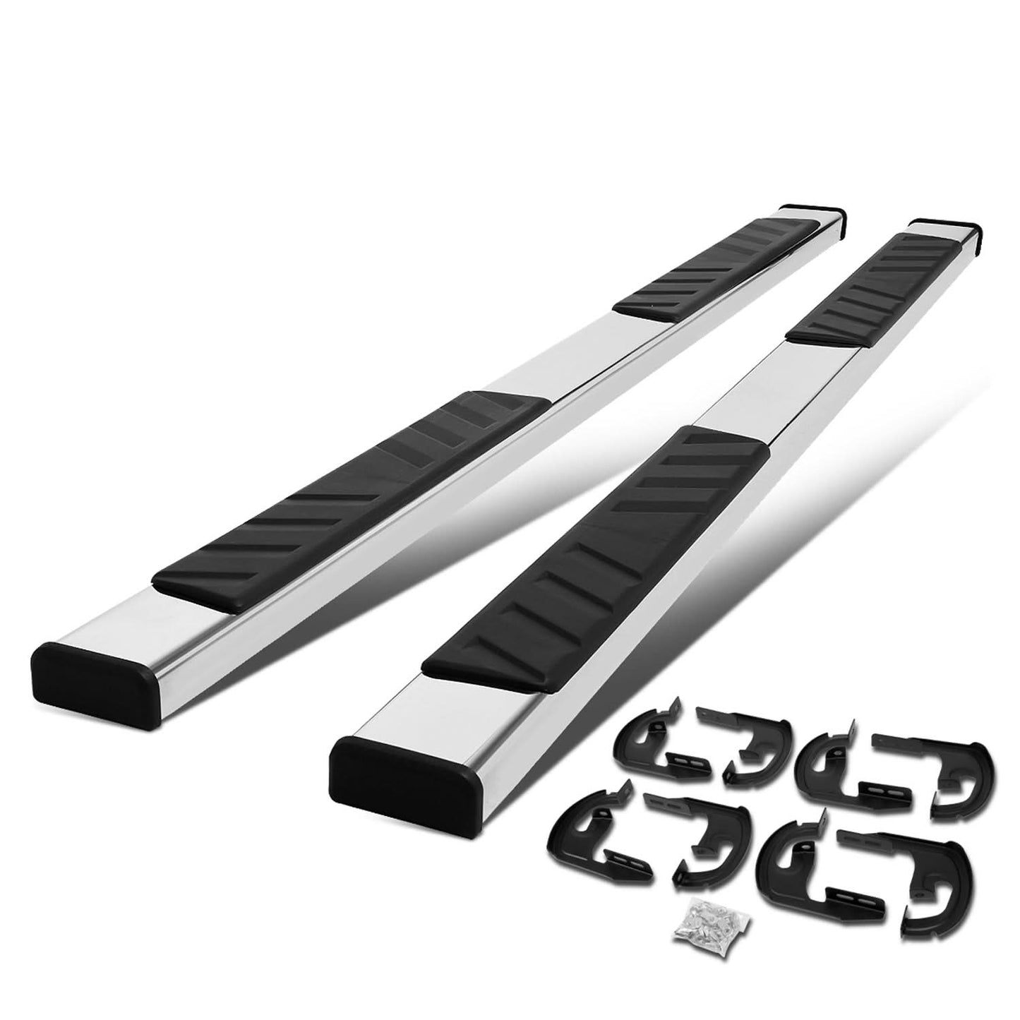 04-14 Ford F-150 / 05-10 F-250 Super Duty 5" Nerf Bars - Chrome/Black
