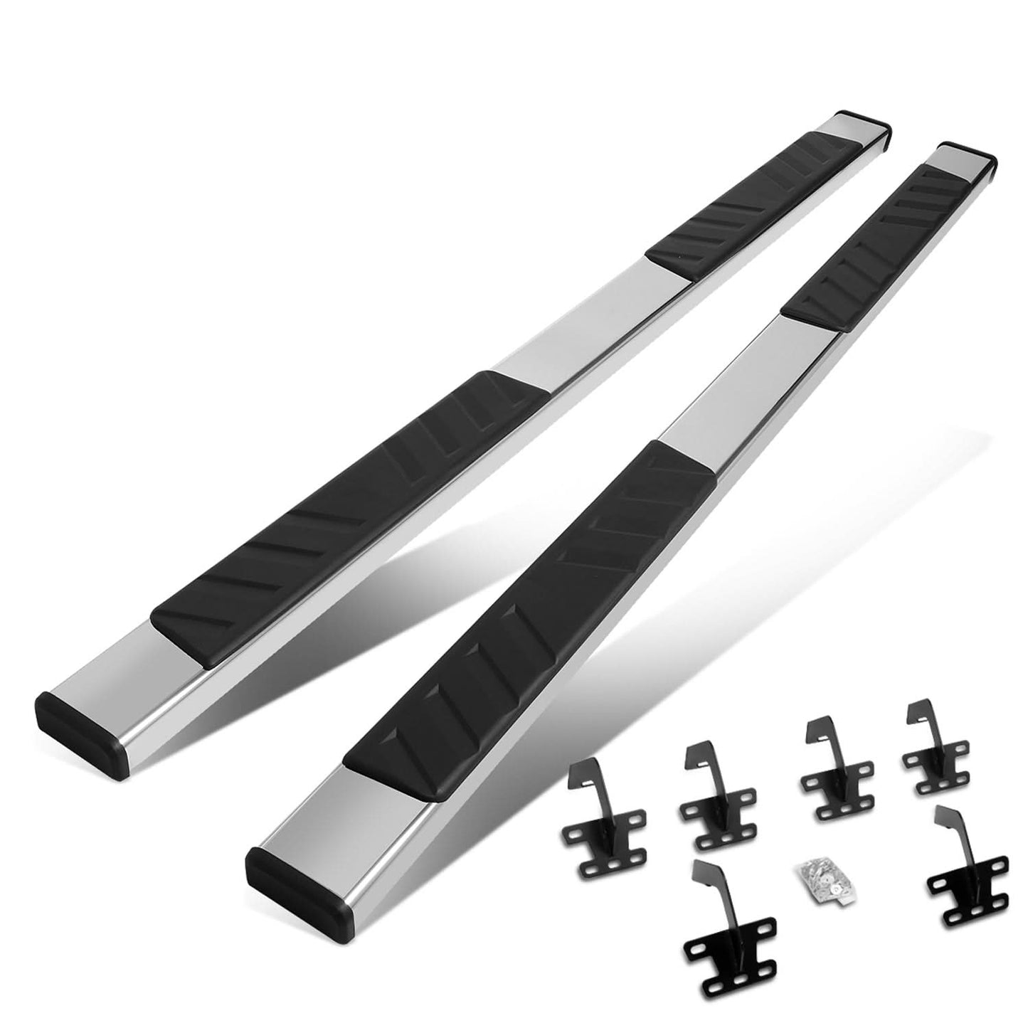 2019-2020 Dodge Ram 1500 Extended Cab 5" Chrome/Black Nerf Bars