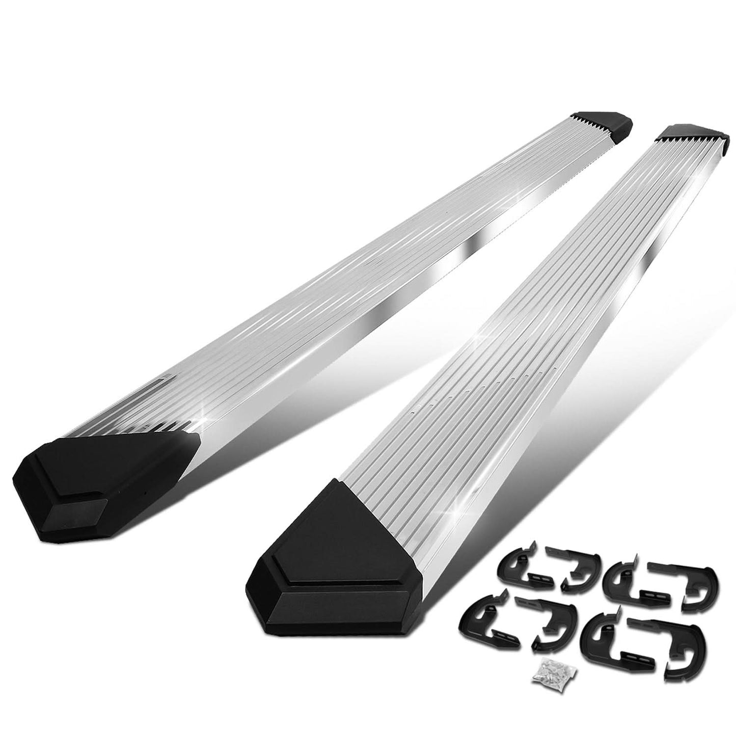 04-14 Ford F-150 Crew Cab 6" Nerf Bars - Chrome/Black
