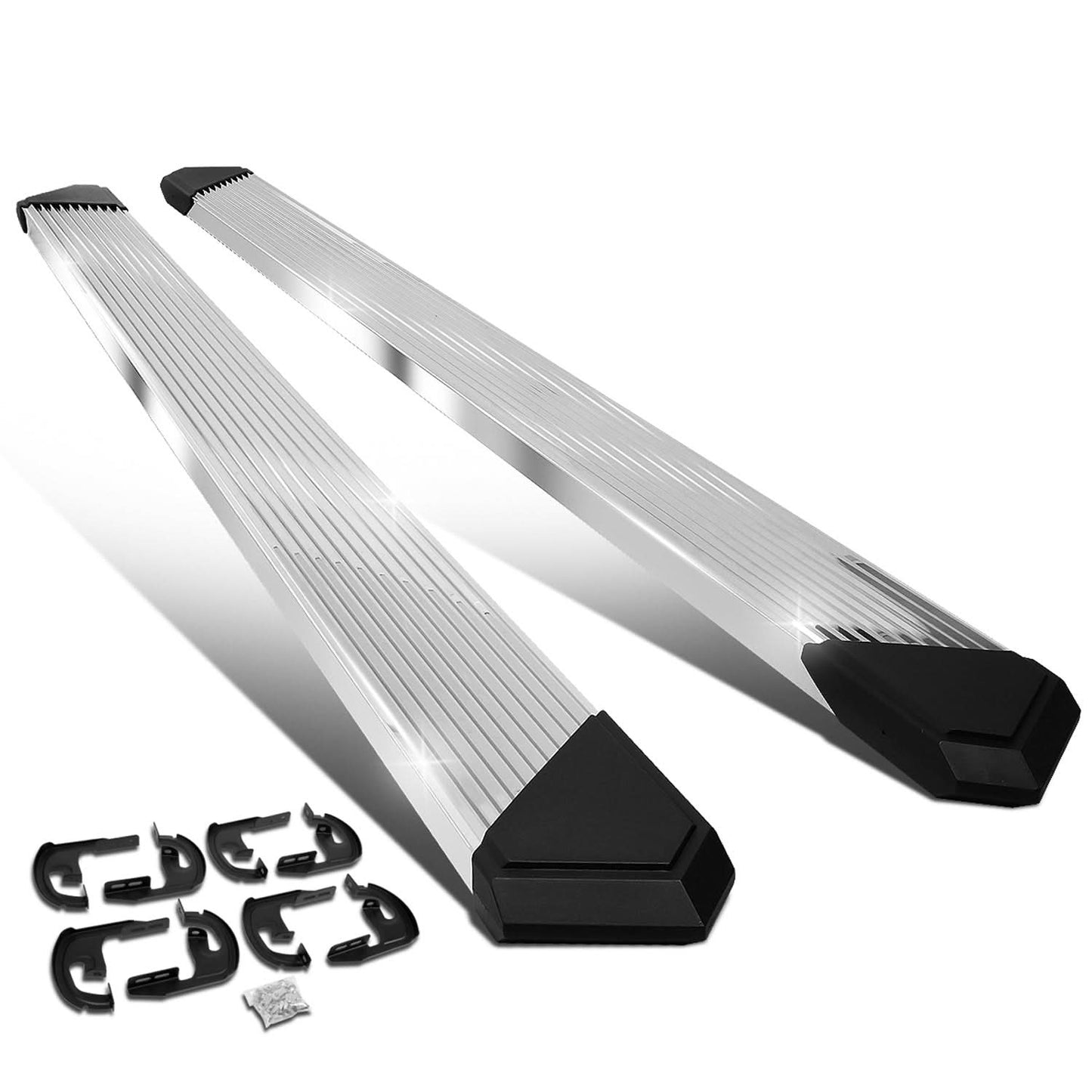 04-14 Ford F-150 Crew Cab 6" Nerf Bars - Chrome/Black