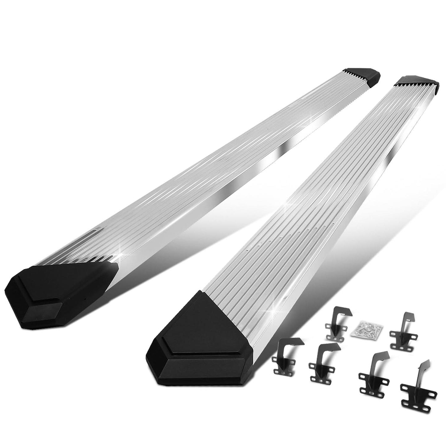 2019-2020 Dodge Ram 1500 Crew Cab 6" Nerf Bars - Chrome/Black