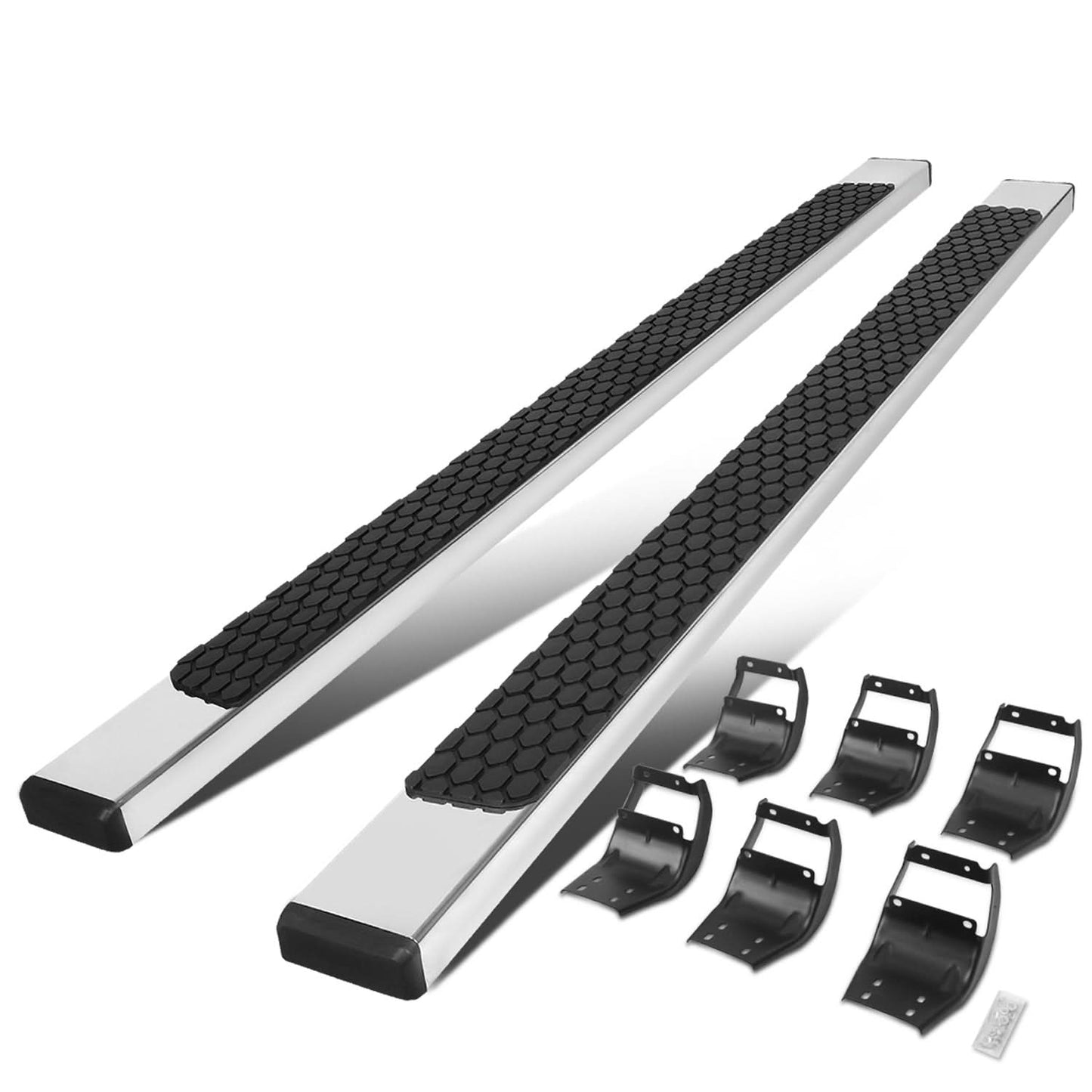 2015-2020 Ford F-150 F-250 F-350 Crew Cab 5" Nerf Bars Chrome Black