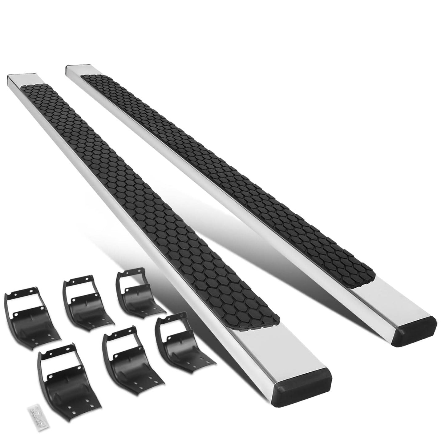 2015-2020 Ford F-150 F-250 F-350 Crew Cab 5" Nerf Bars Chrome Black