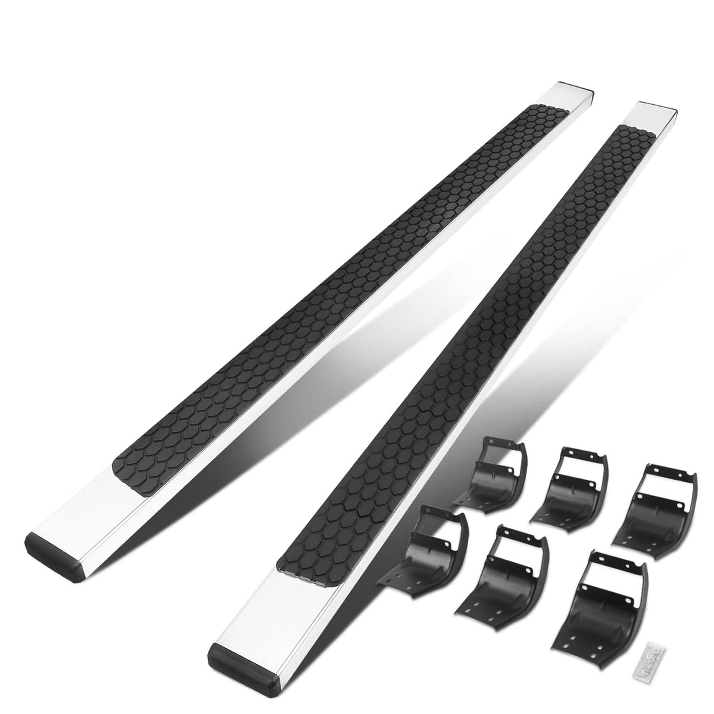 2015-2020 Ford F-150 F-250 F-350 Crew Cab 5" Nerf Bars Chrome Black