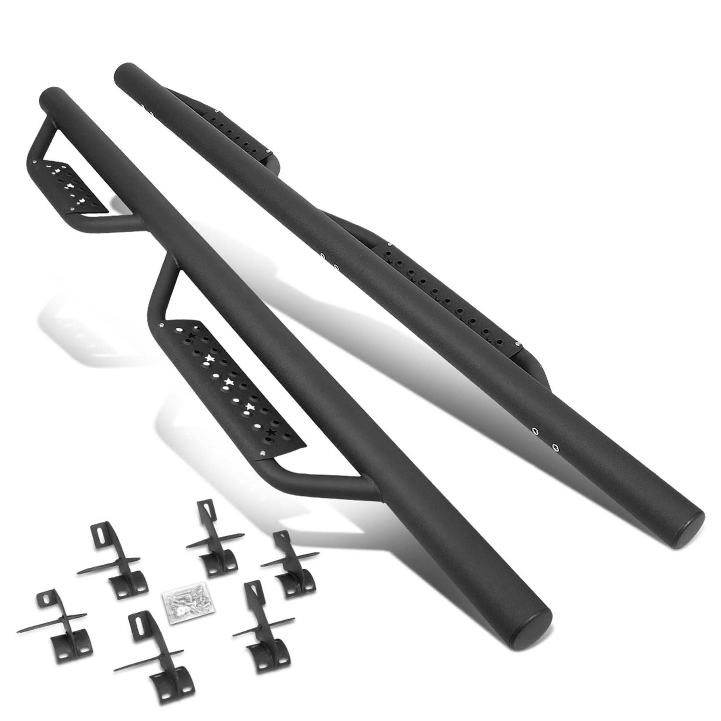 07-18 Jeep Wrangler JK Unlimited 4-DR 3" Drop Side Nerf Bar Step Bar