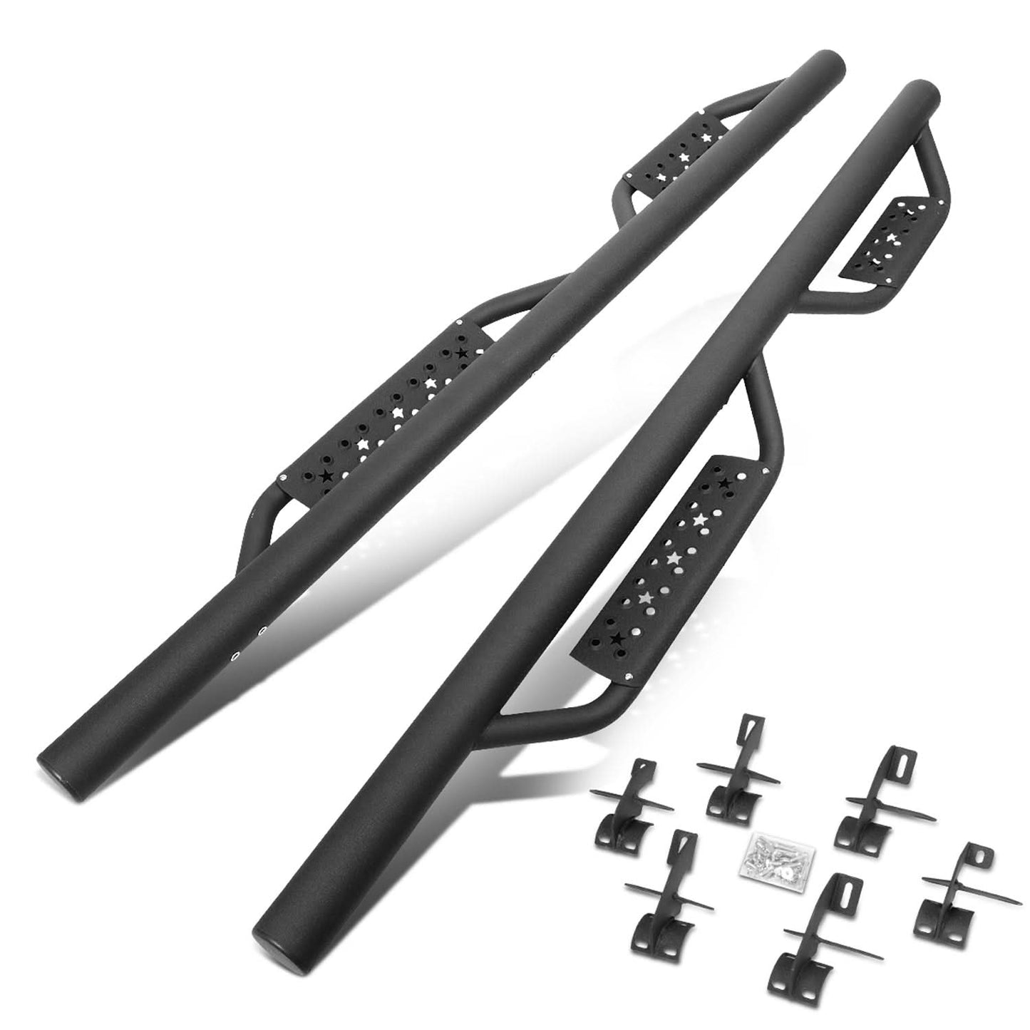 07-18 Jeep Wrangler JK Unlimited 4-DR 3" Drop Side Nerf Bar Step Bar