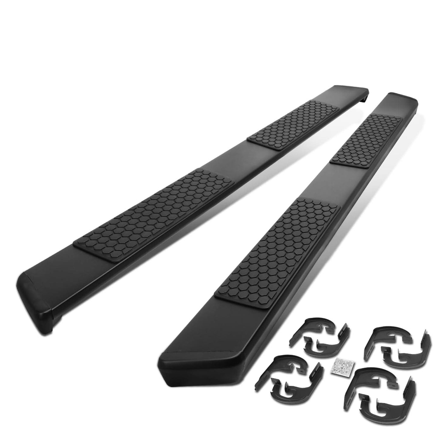 04-14 Ford F-150 Crew Cab 5.5" Honeycomb Nerf Bar Step Bar - Black