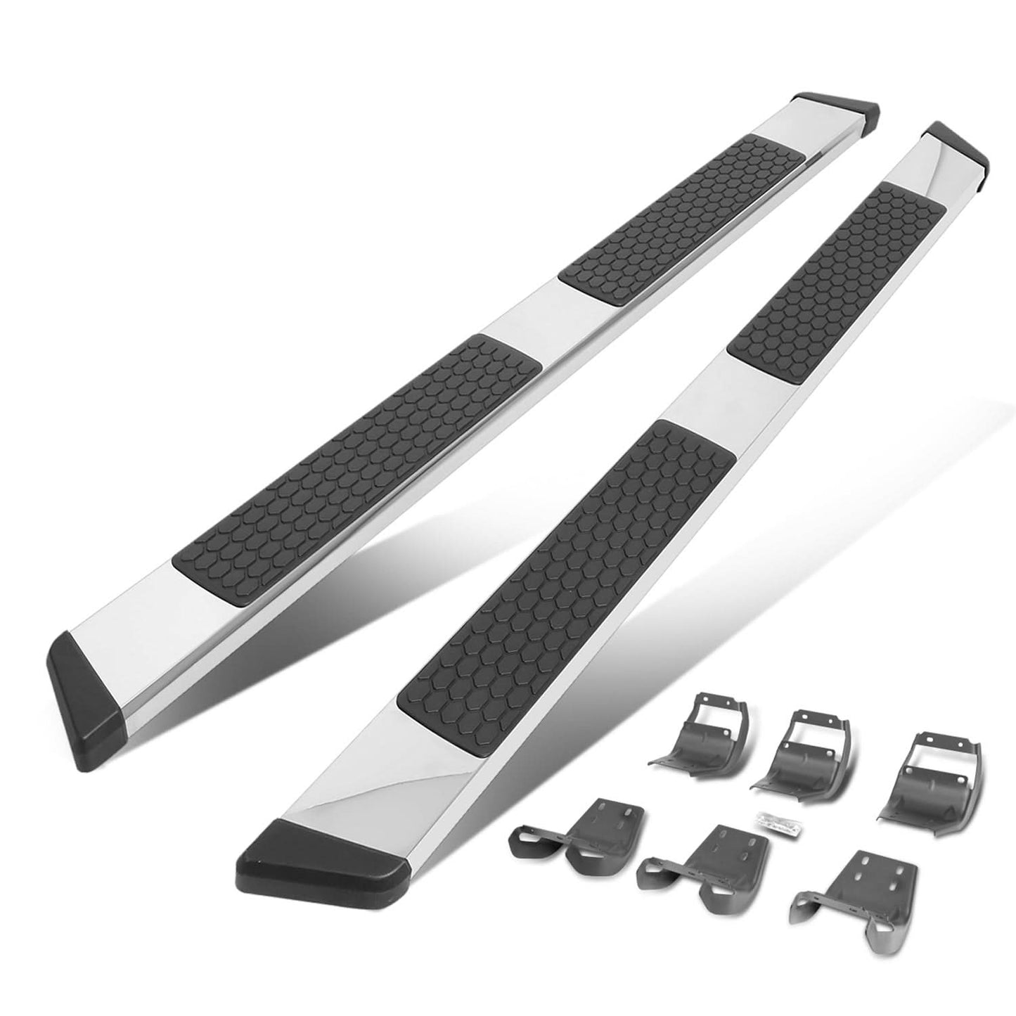 15-20 Ford F-150 / 17-20 F-250 F-350 Crew Cab 5.5" Nerf Bar Chrome