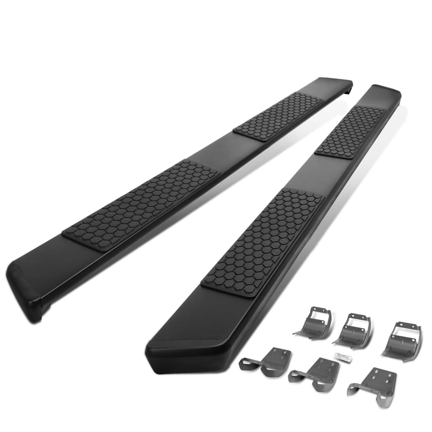 15-20 Ford F-150 / 17-20 F-250 F-350 Crew Cab 5.5" Nerf Bars Black