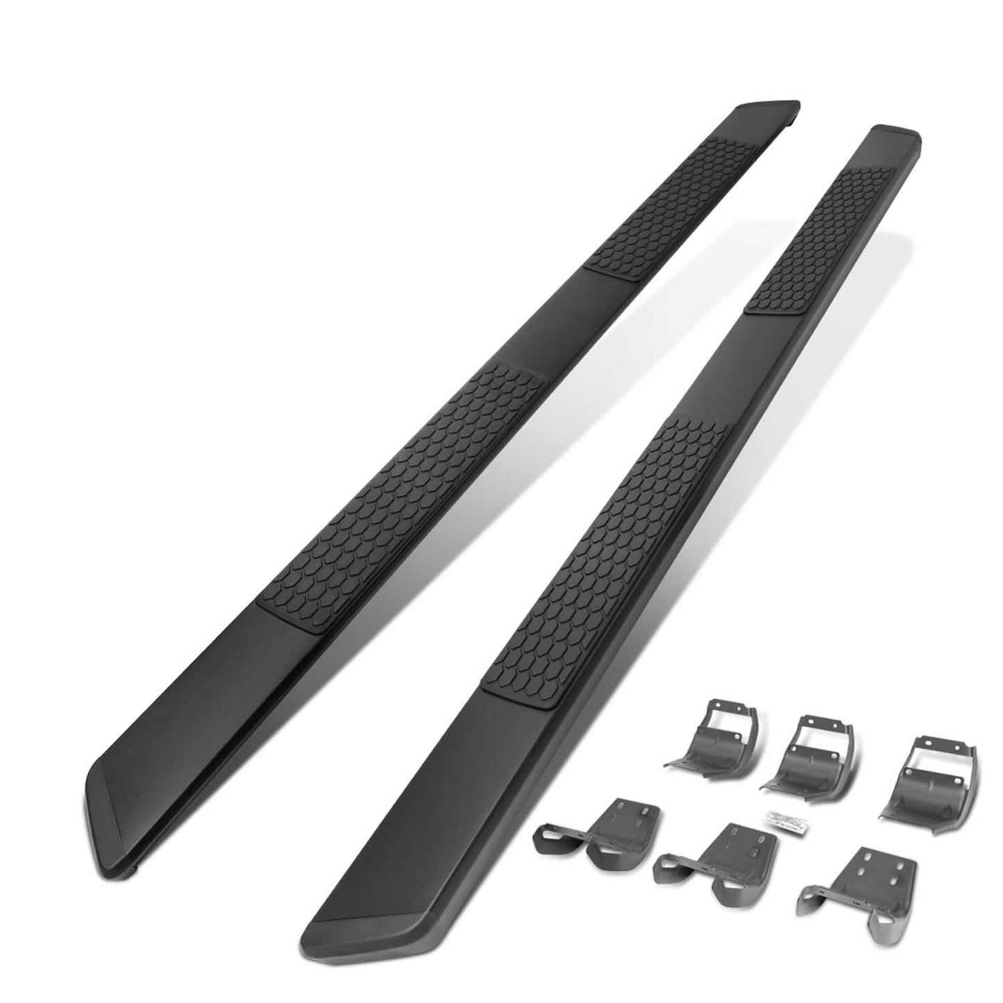 15-20 Ford F-150 / 17-20 F-250 F-350 Crew Cab 5.5" Nerf Bars Black