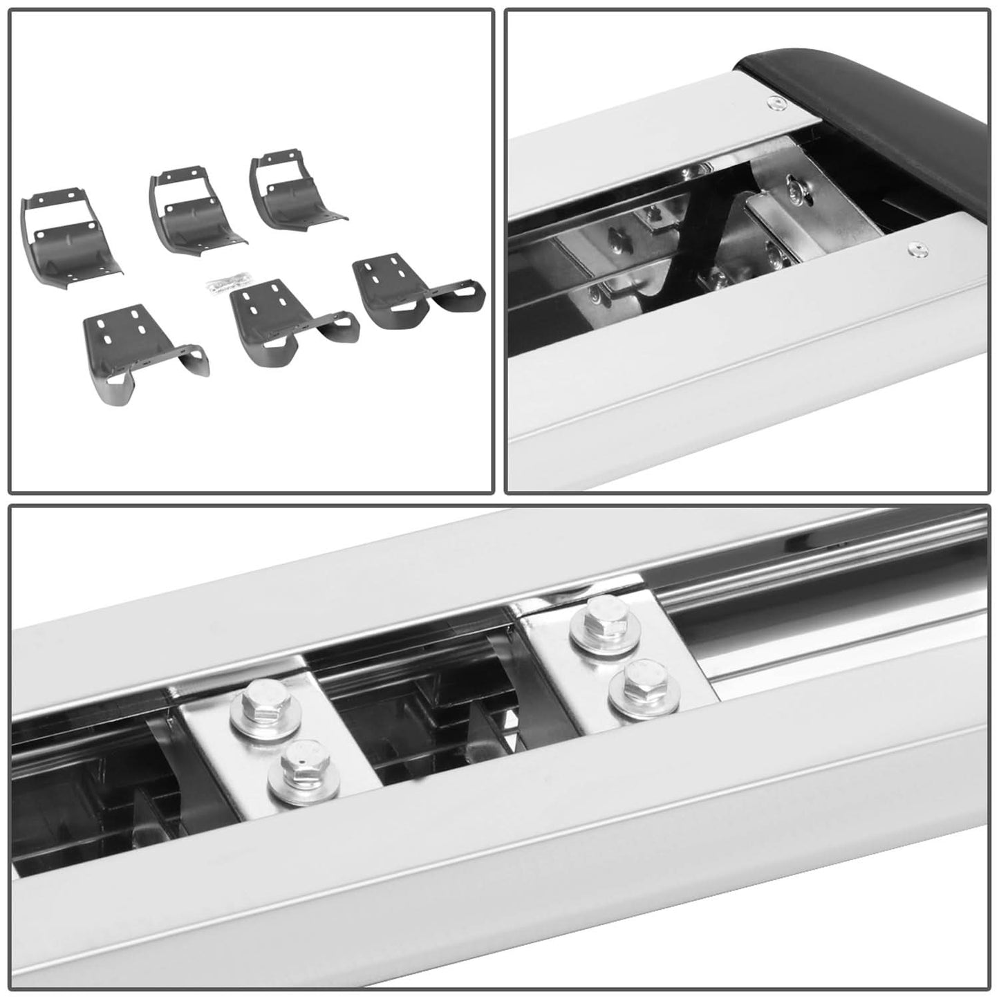15-20 Ford F-150 / 17-20 F-250 F-350 5.5" Nerf Bar Extended Cab Chrome