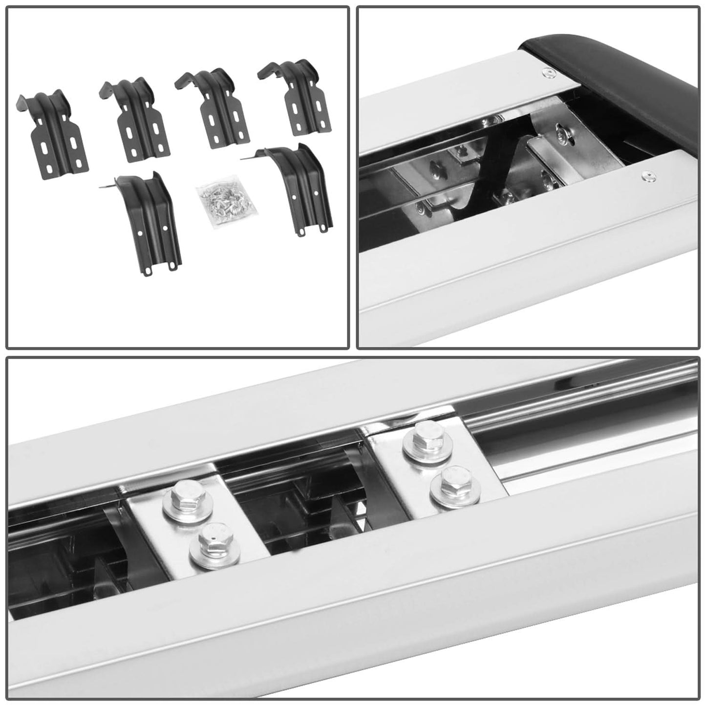 99-16 Ford F-250 F-350 F-450 F-550 Super Duty 5.5" Nerf Bars Chrome