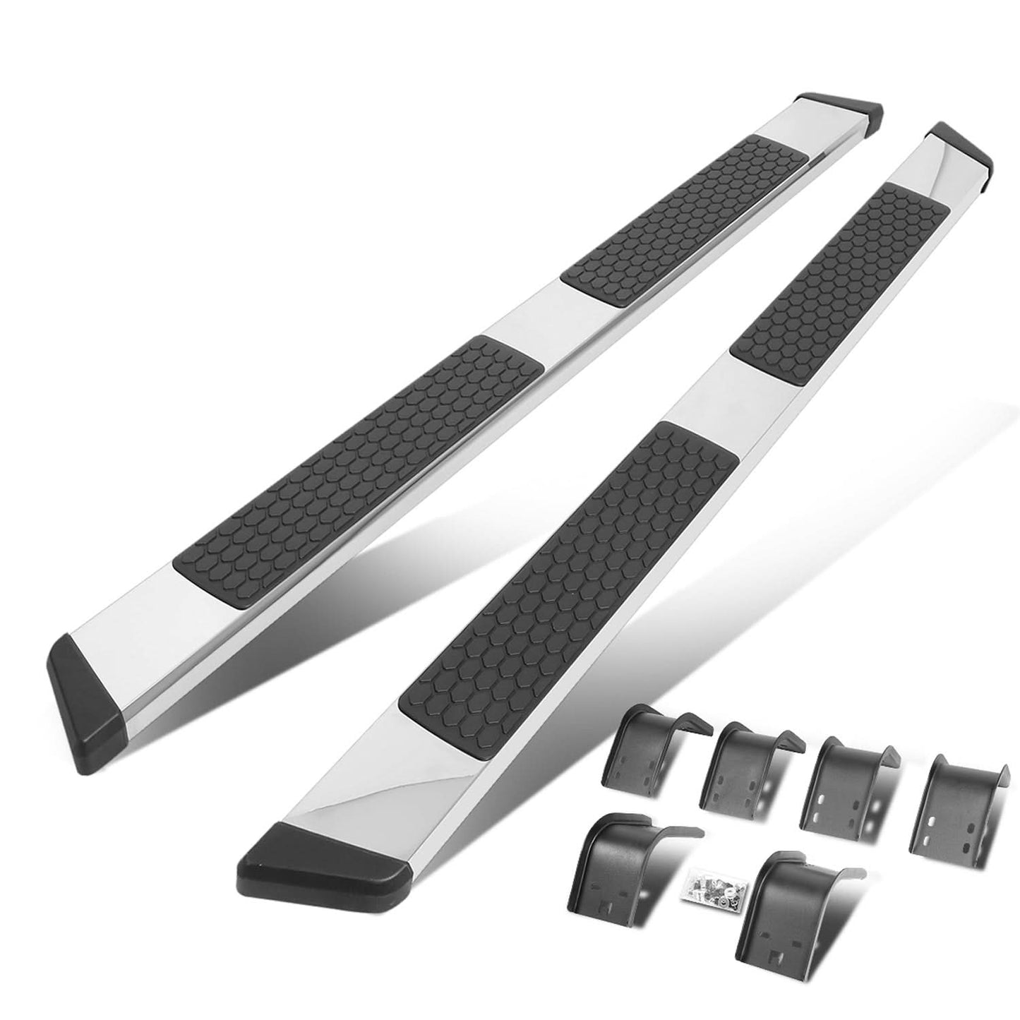 09-15 Dodge Ram 5.5" Honeycomb Nerf Bar Step - Chrome/Black