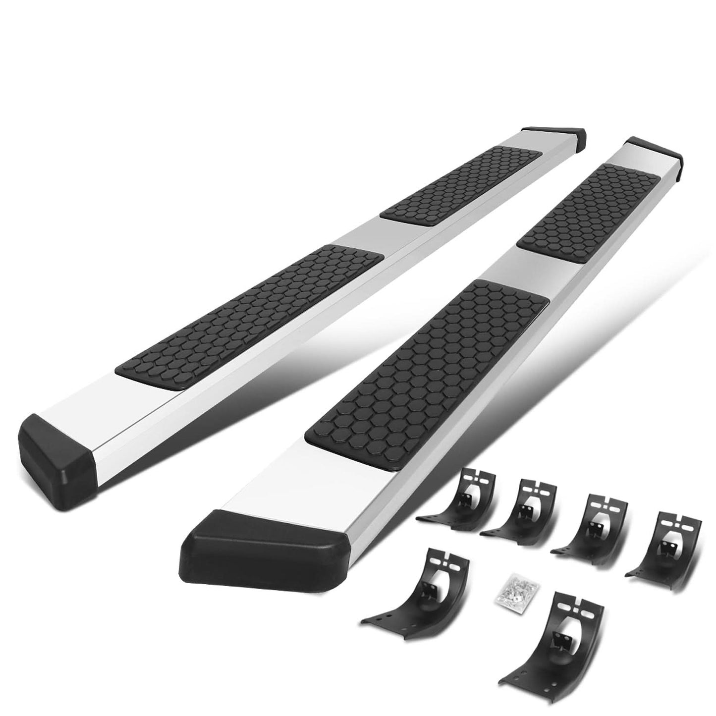 09-20 Dodge Ram 5.5" Honeycomb Step Nerf Bars - Chrome/Black