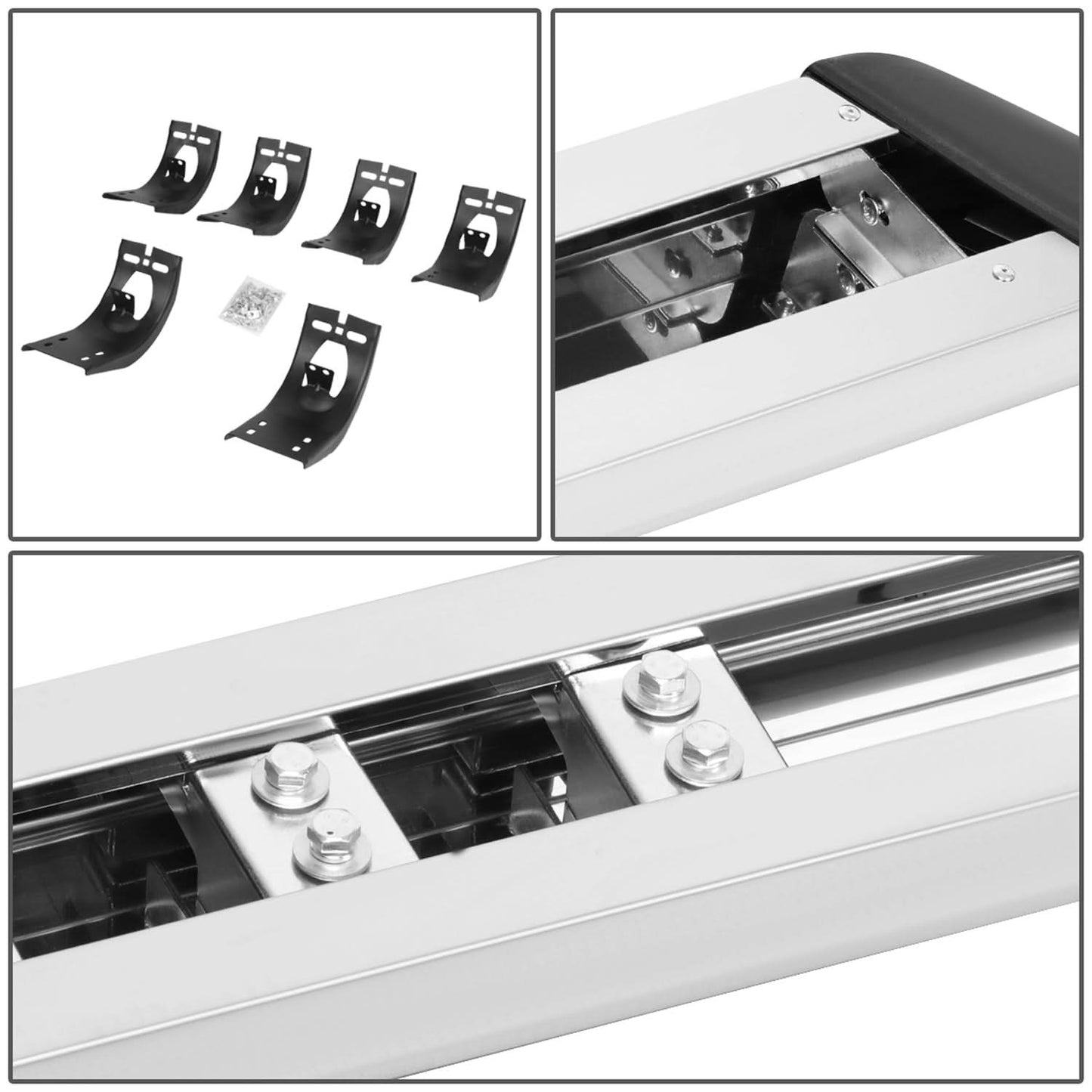 09-20 Dodge Ram 5.5" Honeycomb Step Nerf Bars - Chrome/Black