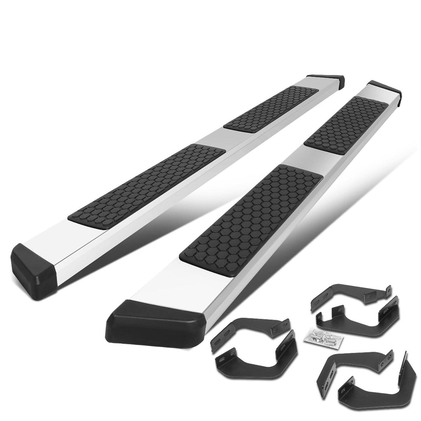 07-21 Toyota Tundra Double Cab 5.5" Honeycomb Step Nerf Bars Chrome