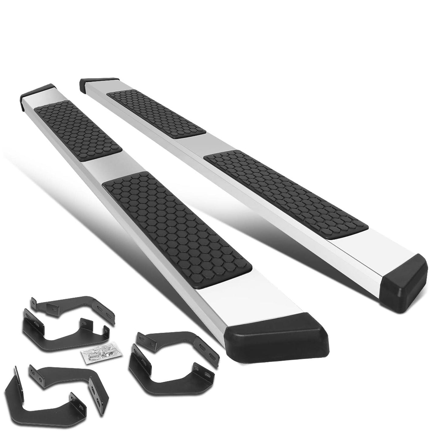 07-21 Toyota Tundra Double Cab 5.5" Honeycomb Step Nerf Bars Chrome