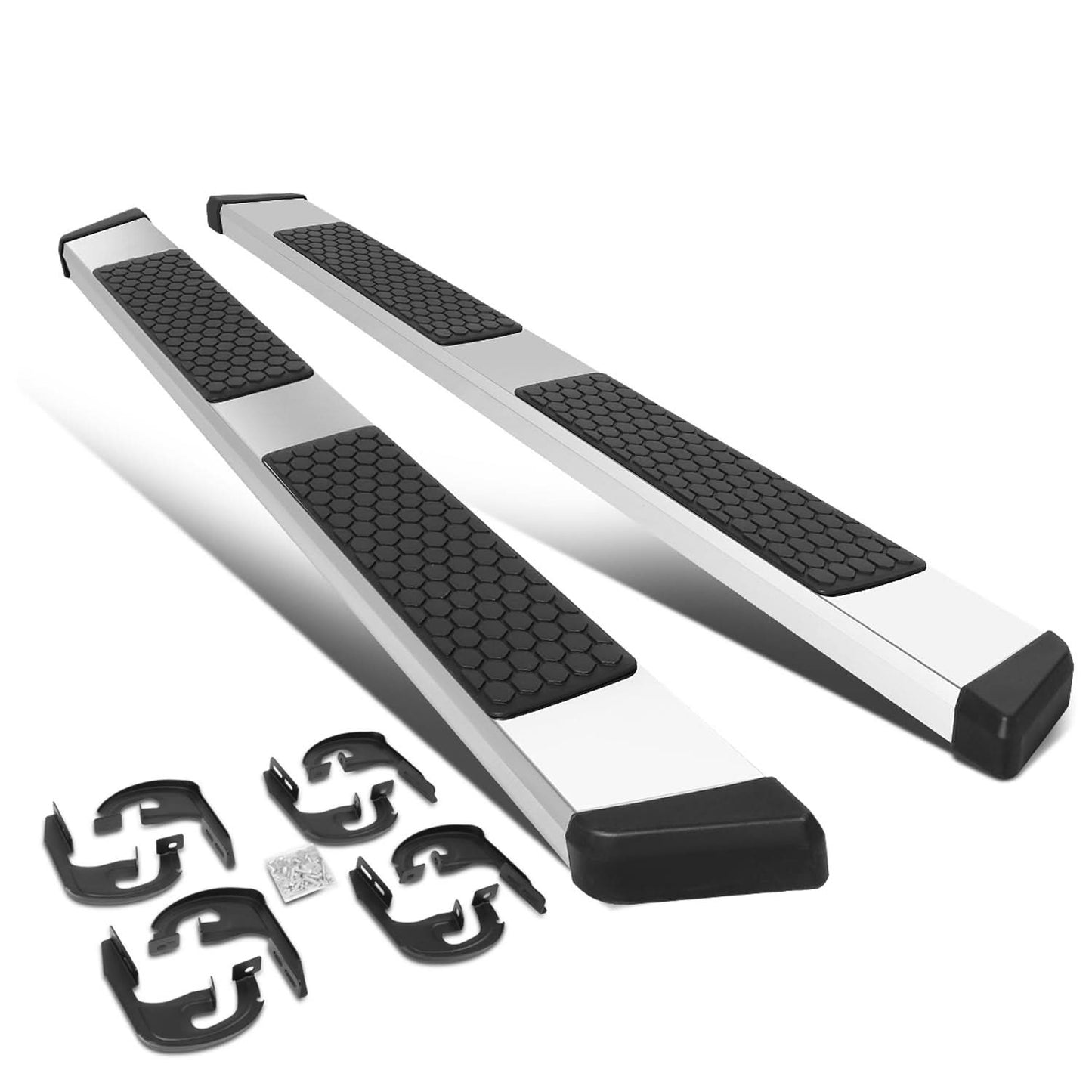 2019-2020 Chevrolet Silverado GMC Sierra 5 Inch Oval Nerf Bars Chrome