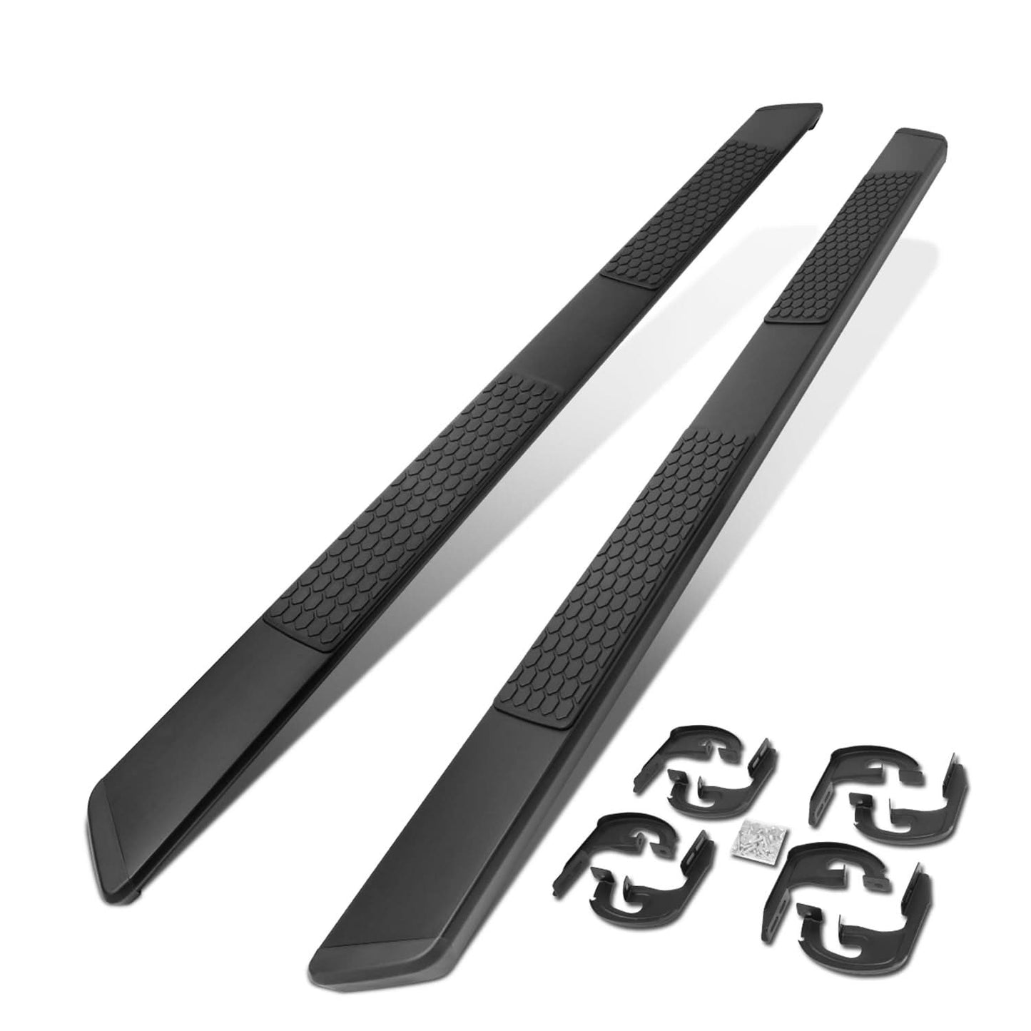 2019-2020 Chevrolet Silverado GMC Sierra 5" Oval Nerf Bars Black