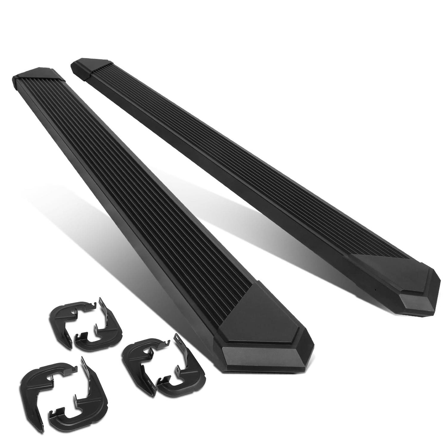 2019-2021 Chevrolet Silverado GMC Sierra Extended Cab 6" Nerf Bars Black
