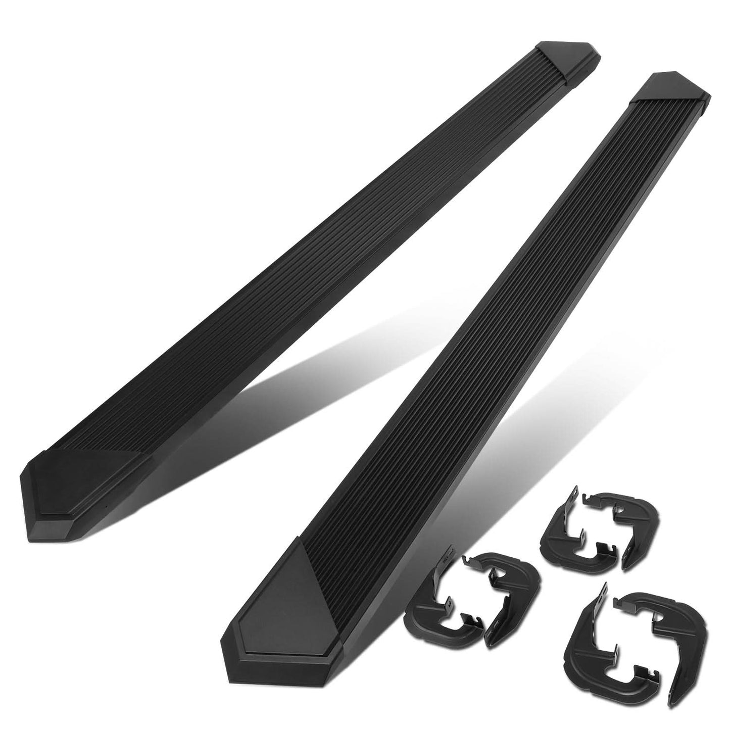 2019-2021 Chevrolet Silverado GMC Sierra Extended Cab 6" Nerf Bars Black