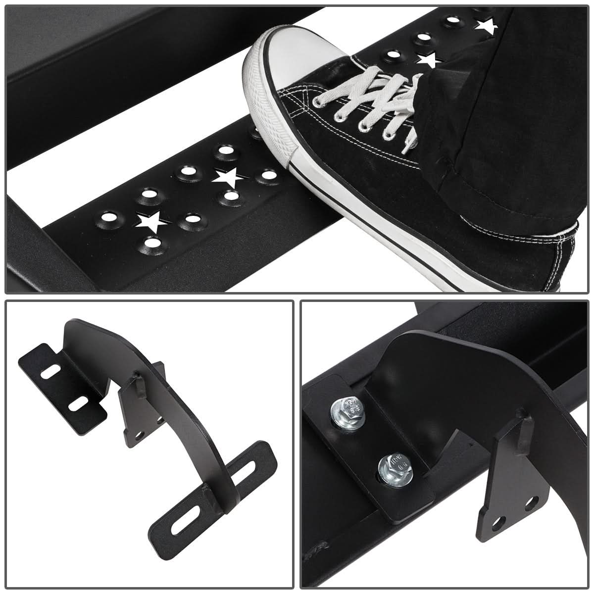 09-22 Dodge Ram 1500/2500/3500 Crew Cab Nerf Bars 2.75" Mild Steel