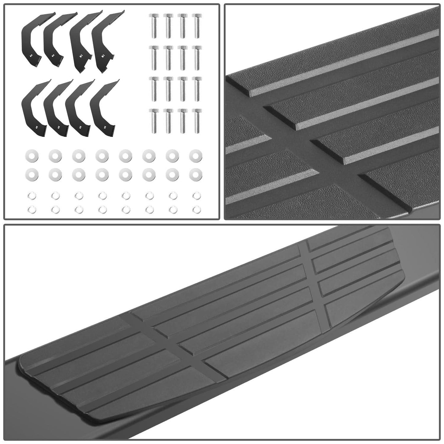 2022-2023 Toyota Tundra CrewMax Black Nerf Bars Step Bars
