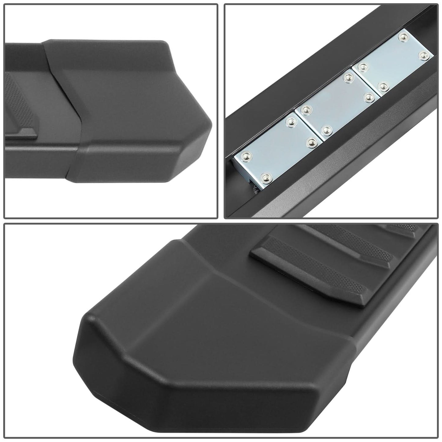2022-2023 Ford F-150 SuperCrew Cab Black Nerf Bar Step Bar