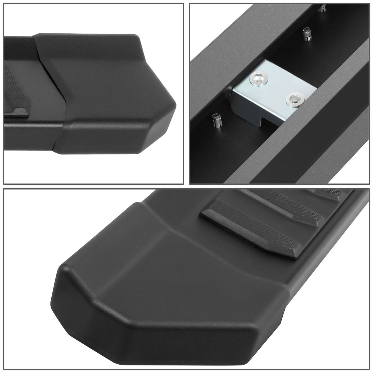 2019-2022 Silverado Crew Cab Black Nerf Step Bars