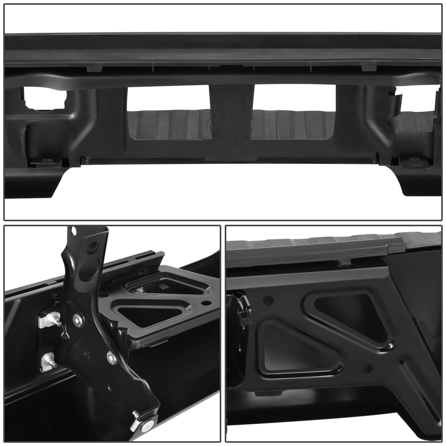 2014-2019 Chevrolet Silverado 1500 Rear Step Bumper - Black