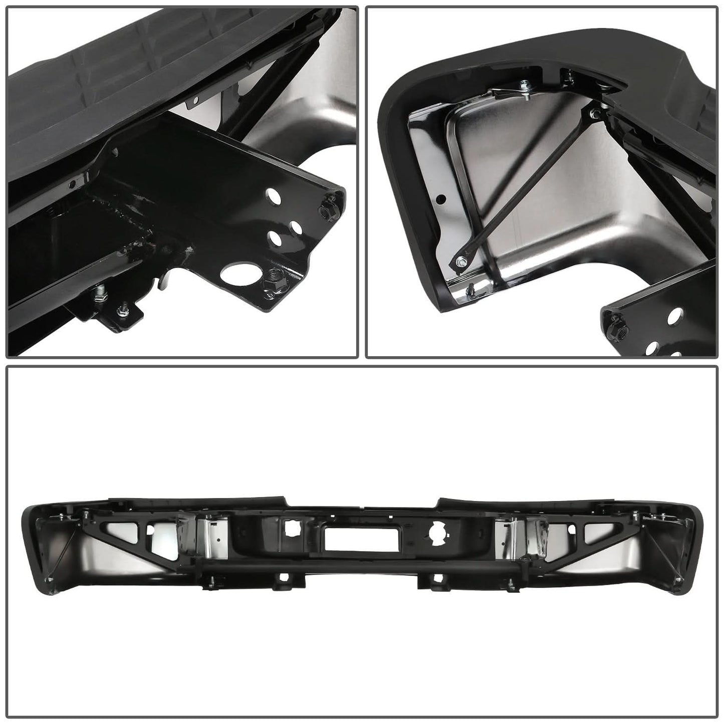 2007-2010 Chevrolet Silverado Sierra 2500 3500 Chrome Rear Step Bumper