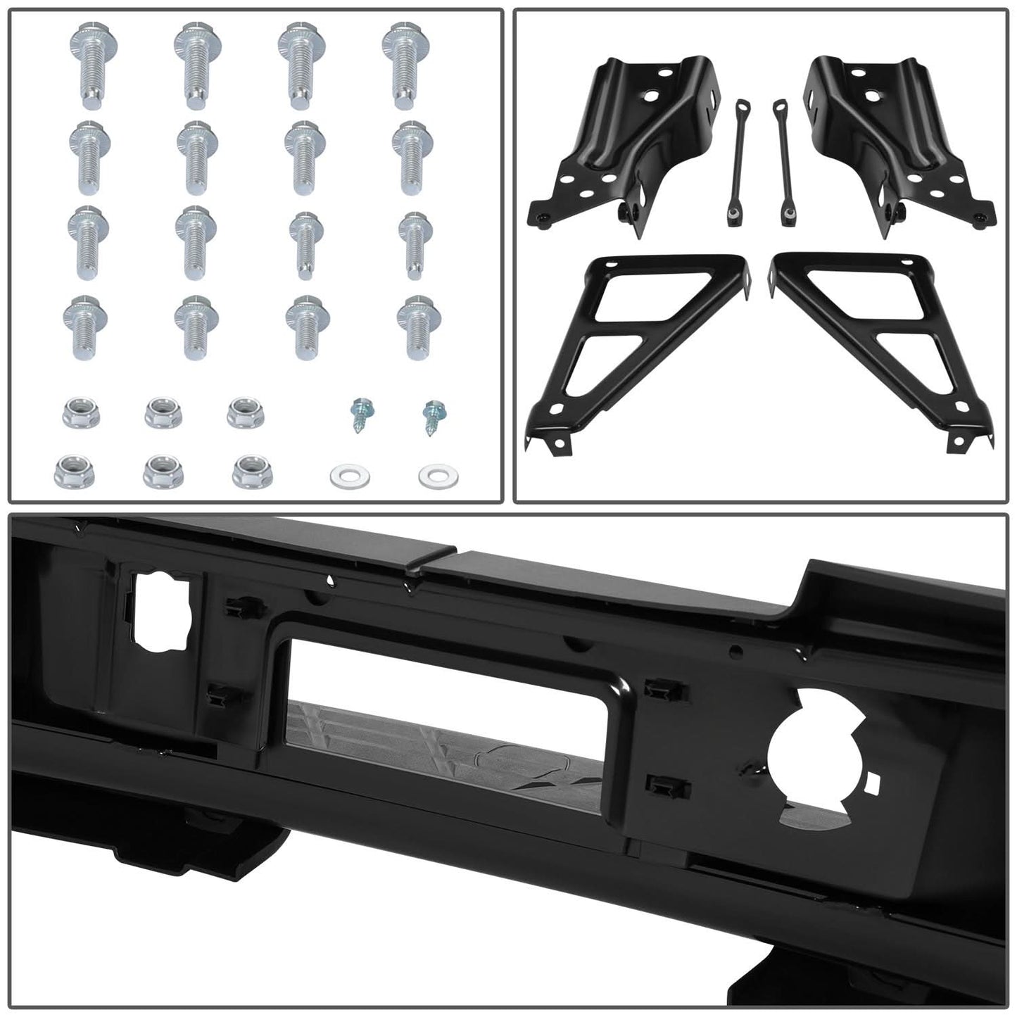 2007-2010 Chevrolet Silverado GMC Sierra 2500HD 3500HD Rear Step Bumper