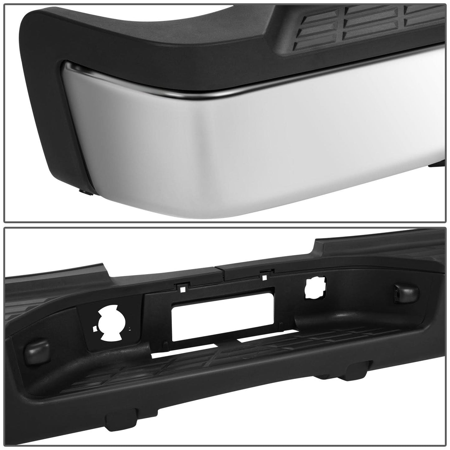 07-10 Chevrolet Silverado/GMC Sierra 2500HD 3500HD Rear Step Bumper Chrome