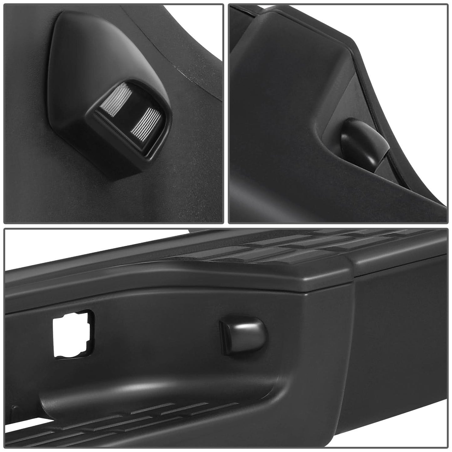 2007-2013 Chevrolet Silverado 1500 Rear Step Bumper w/ Sensor Holes Steel