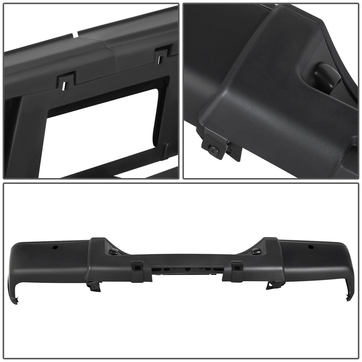2007-2013 Chevrolet Silverado 1500 Rear Step Bumper w/ Sensor Holes Steel